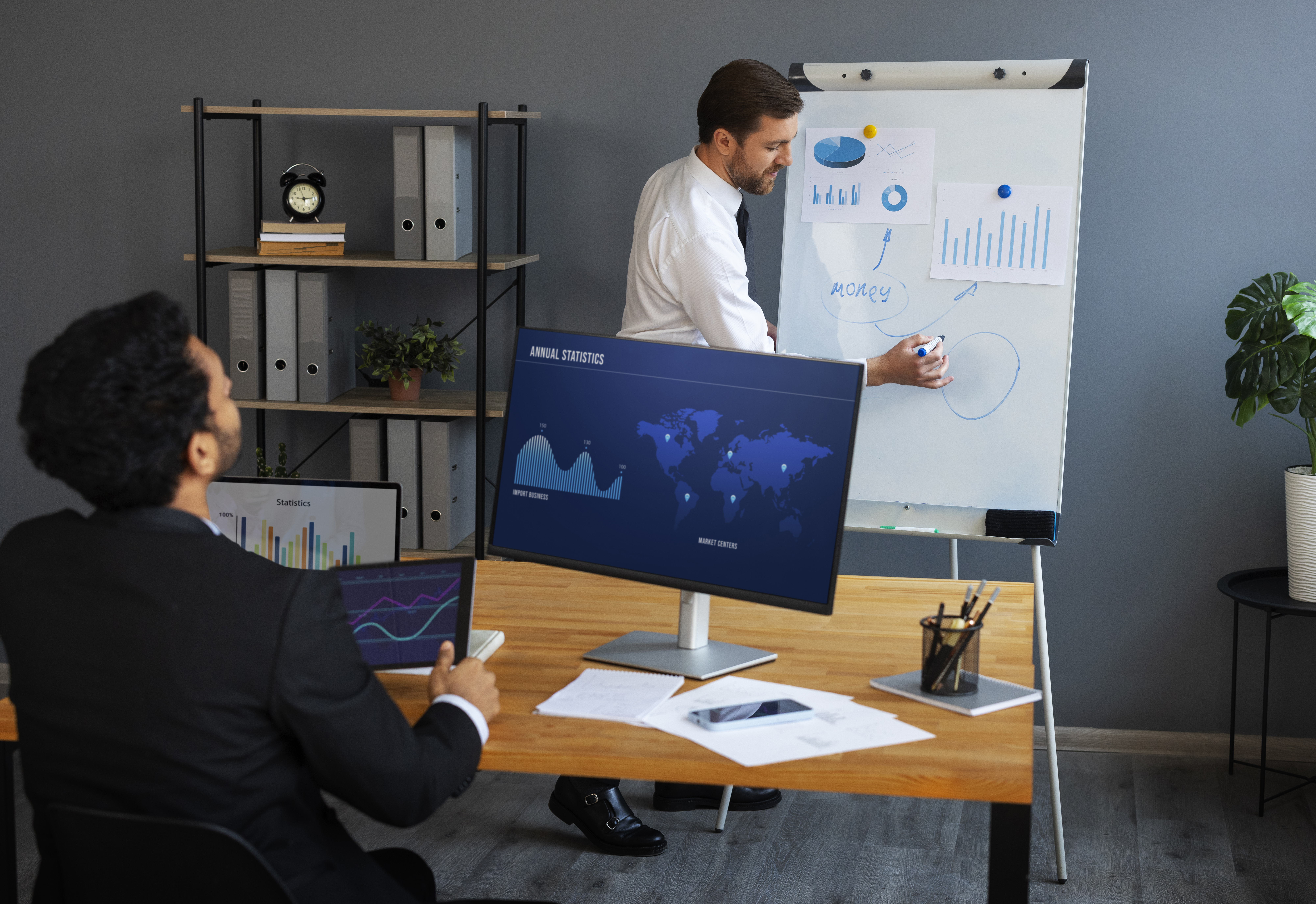 Stock & Trading Management Banner